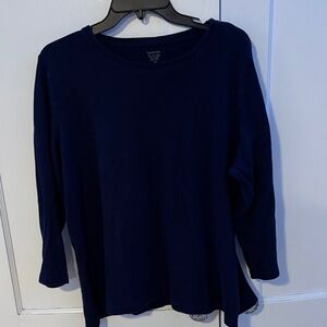 Kim Rogers Navy Long Sleeve Top